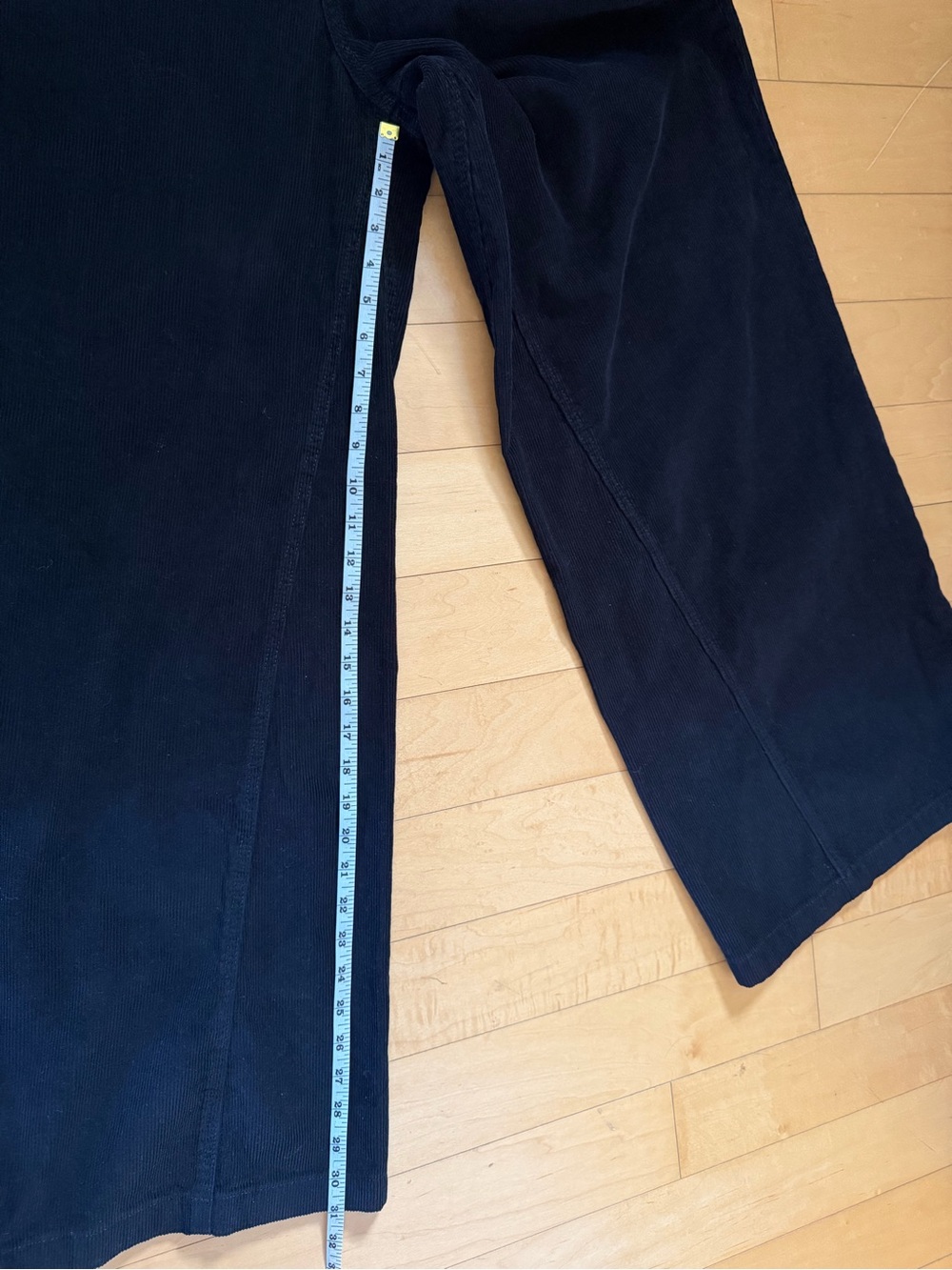 NWT Johnny Was SUKI Wide Leg High Rise Corduroy Jeans Pants - Black - Sz 31 - Picture 12 of 16